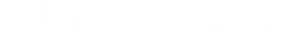 The white logo of The Trade Desk on a black background